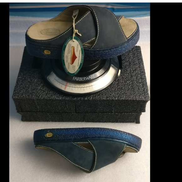 Suede platform slides with soft footbed insole and Natural Rubber sole us8 comfy - Picture 11 of 14